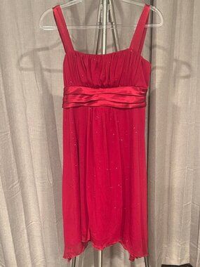 City Triangles Vibrant Red Dress